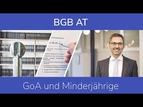BGB AT: GoA und Minderjährige