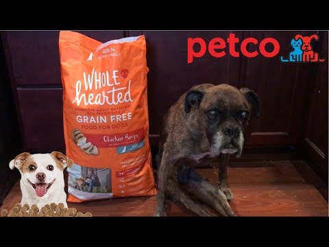 Petco WholeHearted Grain Free Senior Chicken Recipe Dry Dog Food