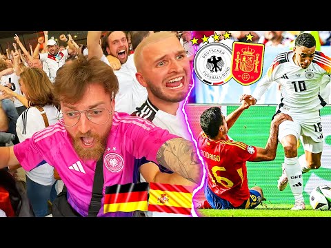 Deutschland vs. Spanien - EM Stadionvlog 🇩🇪🇪🇸 | PURER WAHNSINN 😭 | ViscaBarca
