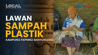 Kerajinan Bambu di Kampung Papring Banyuwangi Kembali Bergairah Lawan Penggunaan Sampah Plastik