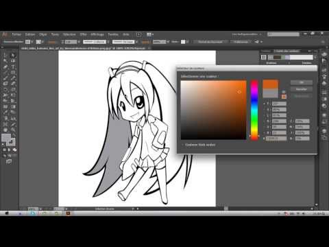 comment coloriser illustrator