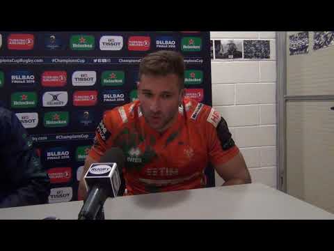 Tommaso Benvenuti, centro del Benetton, dopo la sconfitta in casa con Bath