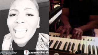 "Mike Davis" playing around with these amazing vocals #Tamara Chauniece I'll Be Missing You