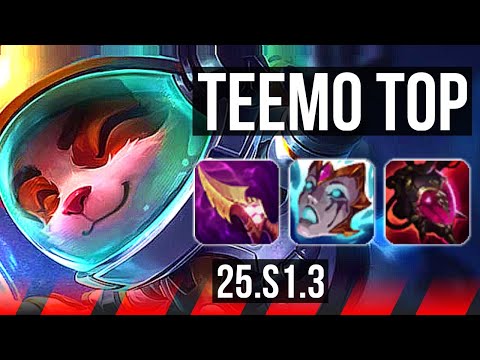 TEEMO vs URGOT (TOP) | Rank 3 Teemo, 1500+ games | KR Challenger | 25.S1.3