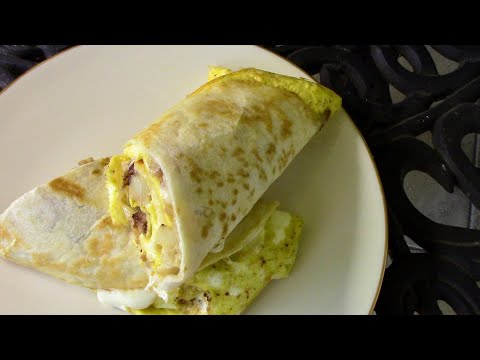 Crispy Tortilla Egg Roll, easy