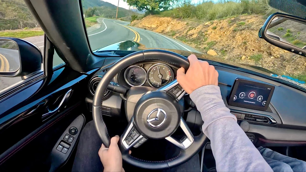 2018 Mazda MX-5 Miata on E85 - POV Canyon Driving ...