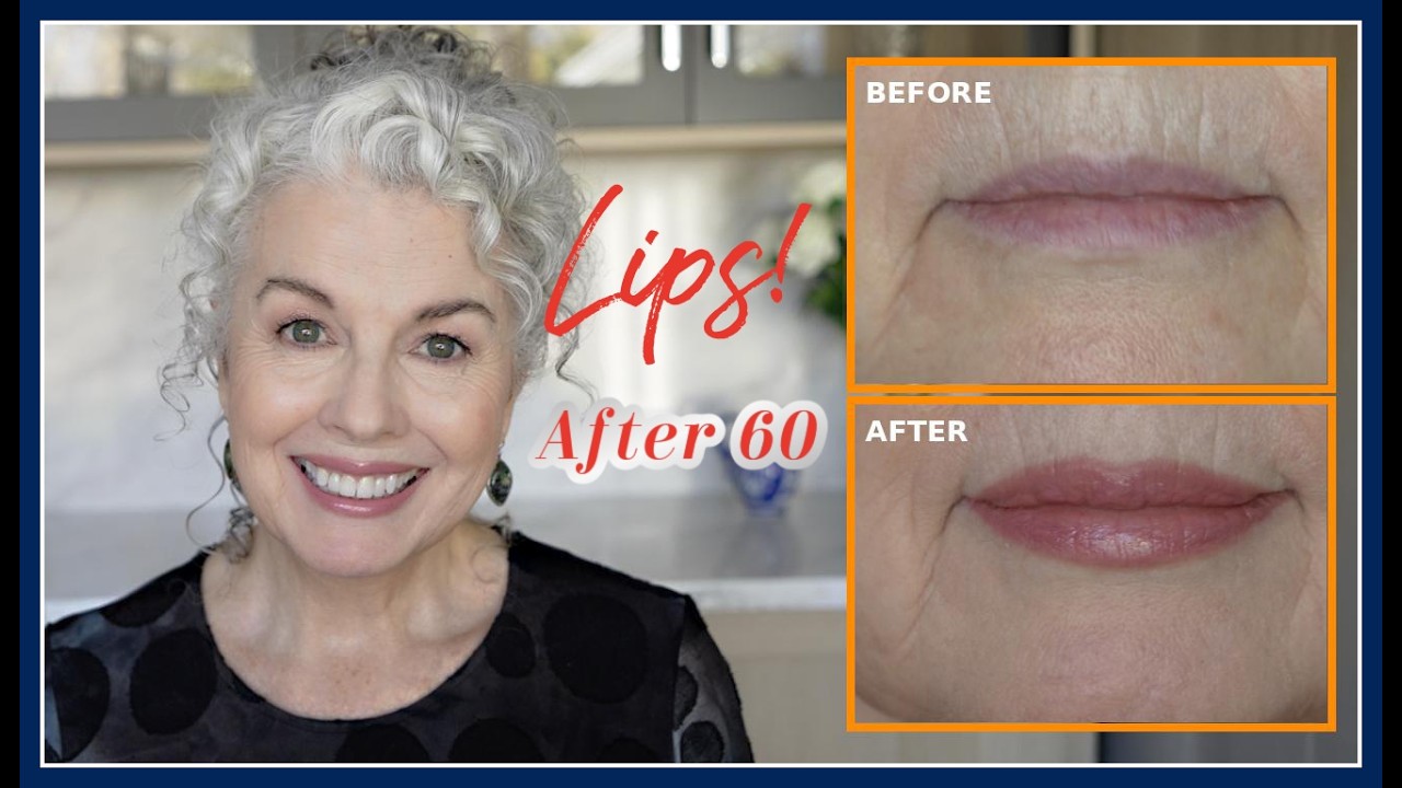 Over 60? Modern Lip Liner Technique for Fuller Lips | Mature Makeup Tips