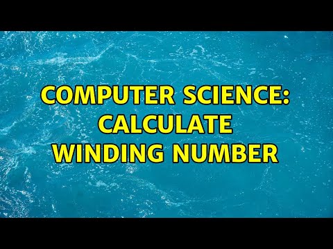 Computer Science: Calculate winding number