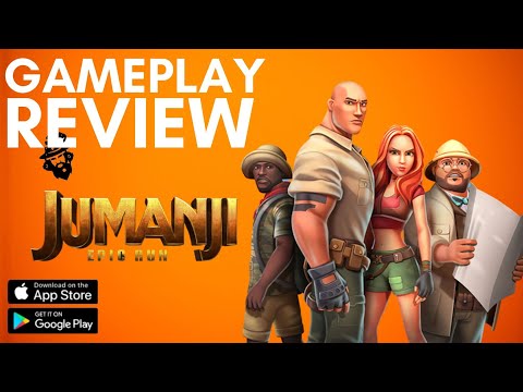 Jumanji Epic Run Gameplay- Crazy Labs LTD - review - first impressions - YouTube