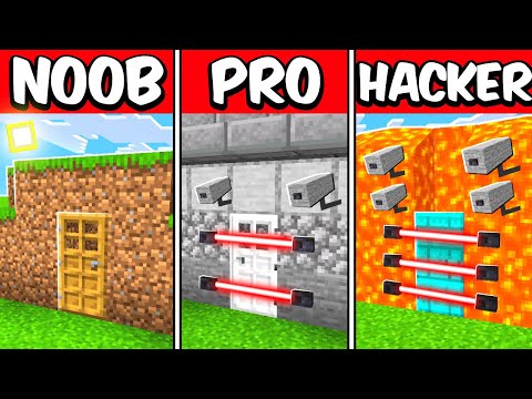 Breaking Into NOOB, PRO, HACKER Minecraft House!
