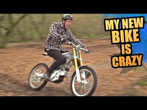 MY NEW BIKE IS CRAZY - ELECTRIC MOTOCROSS MTB HYBRID