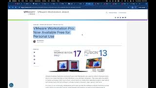 vmware workstation 17 pro download official method