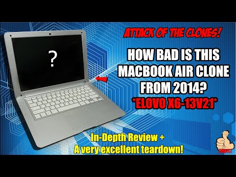ATTACK OF THE CLONES! How bad is this MACBOOK AIR CLONE from 2014? (Elovo X6) + Best Teardown EVER!