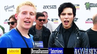 Black Veil Brides Interview Andy Biersack AP Music Awards 2014