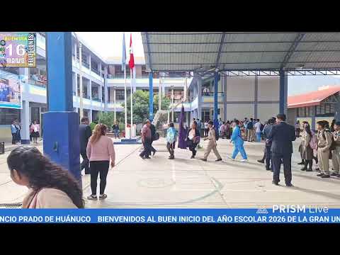BIENVENIDOS AL BUEN INICIO DEL AÑO ESCOLAR 2026 GUE LEONCIO PRADO - LUNES, 16/03/2026