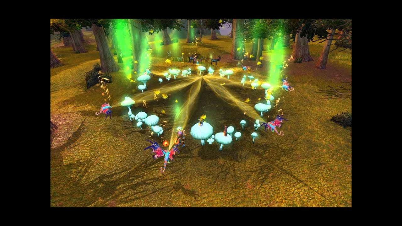 World of Warcraft: Whispering Forest: Faerie Dragon event