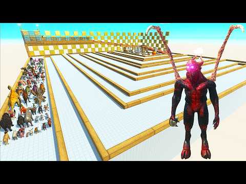 ESCAPE FROM ALIEN KOZAROG THE DEMON - Animal Revolt Battle Simulator - ARBS