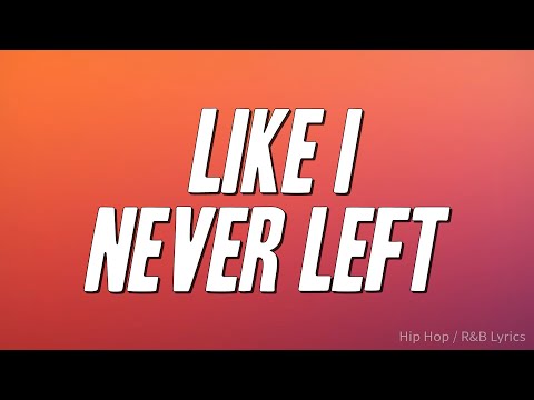 Whitney Houston - Like I Never Left ft. Akon (Lyrics)