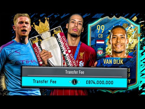 Signing ALL Premier League TEAM OF THE SEASONS In Career Mode! (MOST EXPENSIVE TEAM EVER?!)
