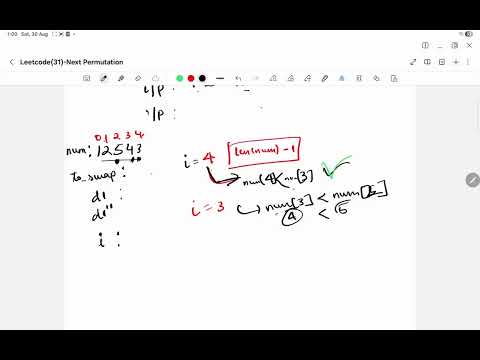 Leetcode (31) - Next Permutation