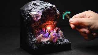 How to Make a Geode Crystal Mine Miniature Art