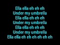Rihanna   Umbrella lyrics   YouTube