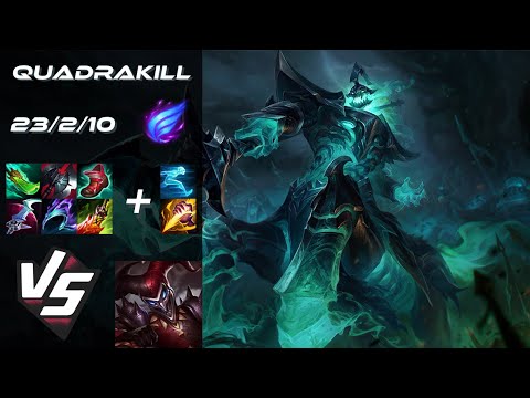 JUNGLE Hecarim vs Shaco [QUADRAKILL] - NA Grandmaster Patch 14.6