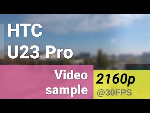 4K 2160p 30fps (main camera) - HTC U23 Pro