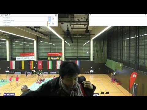 Deutsche Badminton Meisterschaften U15 U17 U19 10.02.2018 - Feld 7+8