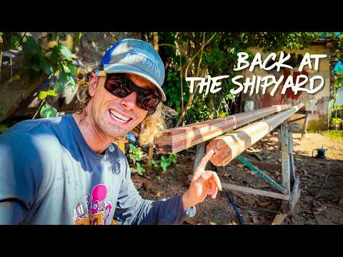 Building Traditional Wooden Gaffs for Our +80ft Boat — Sailing Yabá