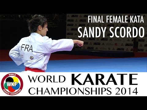 Sandy SCORDO of France. Kata Unsu. FINAL. 2014 World Karate Championships | WORLD KARATE FEDERATION