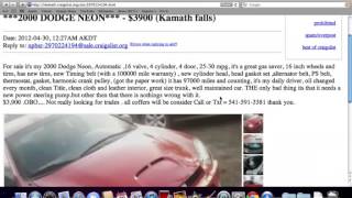 Craigslist Klamath Falls   Used Cars and Trucks Under $2200 Available in 2012