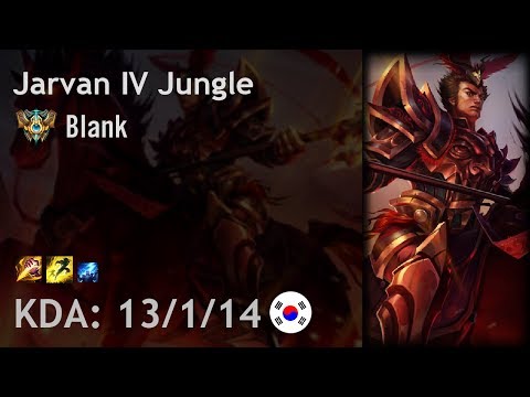 Jarvan IV Jungle vs Rek'Sai - Blank - KR Challenger Patch 7.15
