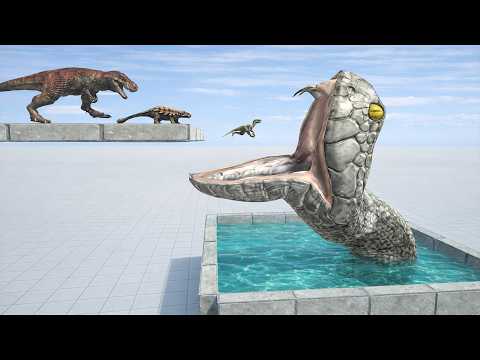 Which Dinosaurs Jump Over Titanoboa – Carnivores and Herbivores Face Giant Snake