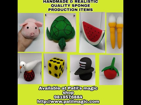 Patilmagic's Sponge Products for Magic Productions