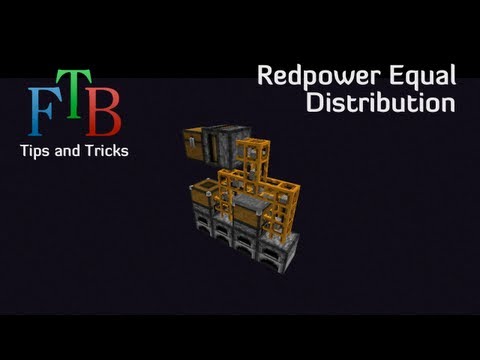 β011 Feed The Beast Tips and Tricks E10 - Redpower Equal Distribution