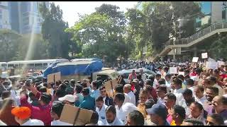 निजीकरण के खिलाफ 15,000 बिजली कर्मचारियों, इंजीनियरों, अधिकारियों और ठेका कर्मचारियों ने ठाणे में एक विशाल मोर्चा निकाला 2