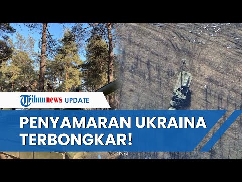 PAKAI CARA LAWAS, Penyamaran Ukraian Gagal Total! Tank Self Propelled Kiev Dihantam Pasukan Rusia