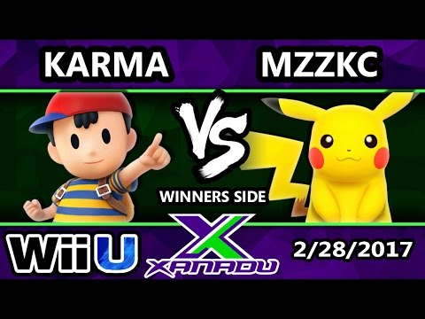 S@X 191 - Karma (Ness) Vs. Mzzkc (Pikachu) - SSB4 Tournament - Smash for Wii U - Smash 4