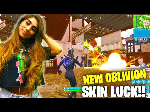 New Oblivion Skin! LUCKIEST SKIN EVER! | LotsOfBunnies Fortnite