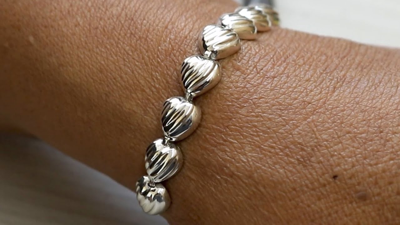 Watch Pulsera de corazones en plata/Heart bracelet in silver Now Pulsera de corazones en plata/Heart bracelet in silver