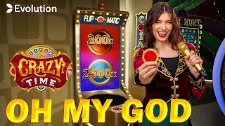 Crazy Time Big Win Today,Oh My God ! CF Topslot 50X !