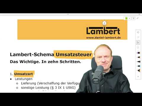 Tag 32 - Umsatzsteuer - LAMBERT-KOCHREZEPT - Überblick - jeden Tag ein neues Video