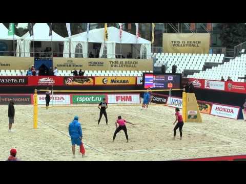 BV Moscow Grand Slam 2014 Syrtseva - Moiseeva and Meppelink - Van Iersel