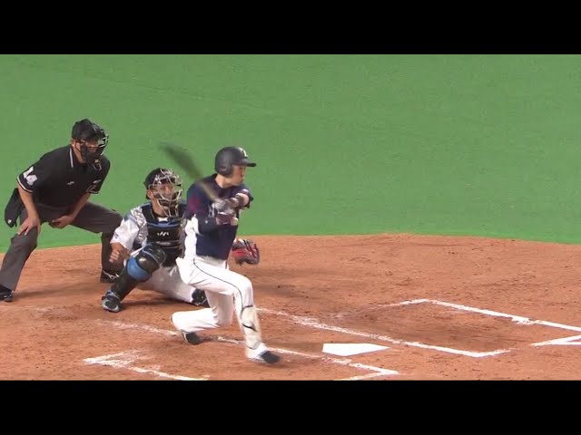 【3回表】得点圏で強いぞライオンズ・源田!! 今季55打点目となる先制打!! 2017/9/30 F-L