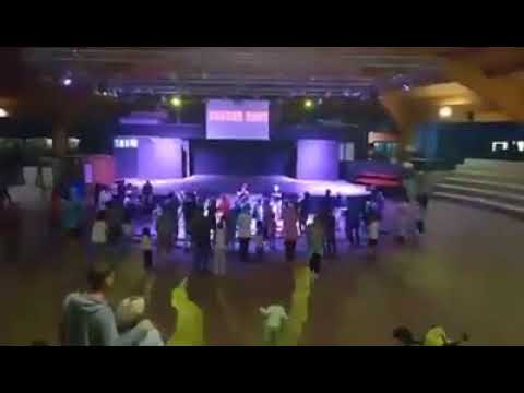 The first mini disco of the season at Isolino camping village