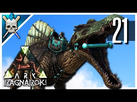 ARK: Ragnarok - We Have Ourselves A SPINO!! Successful Trap! ARK Iron-Mine [S1.E21]