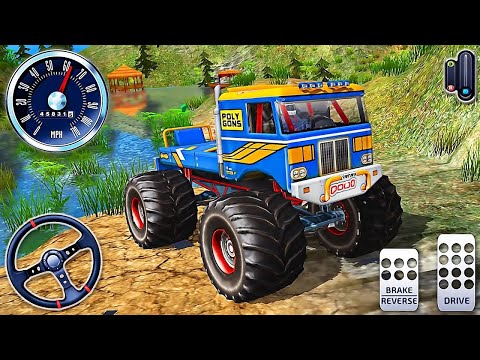 Police 4x4 Monster Truck Stunts Driver Simulator 3D - Android GamePlay