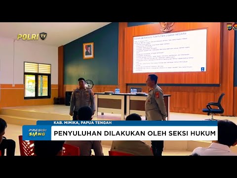 POLRES MIMIKA GELAR PENYULUHAN BANTUAN HUKUM PADA ANGGOTA