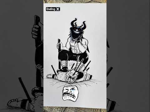 Madara ☠️ Vs Tobirama  Speed Drawing StickMan Ninja 😳//#shorts #anime #drawing #madara #uchiha